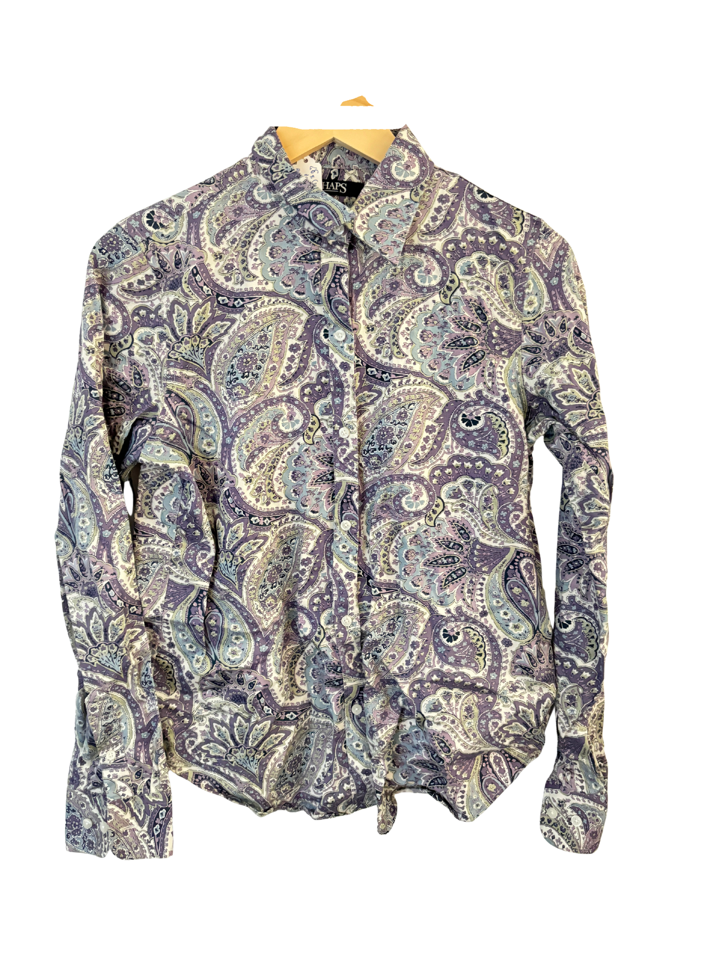 Paisley Lavender Button-up (M)