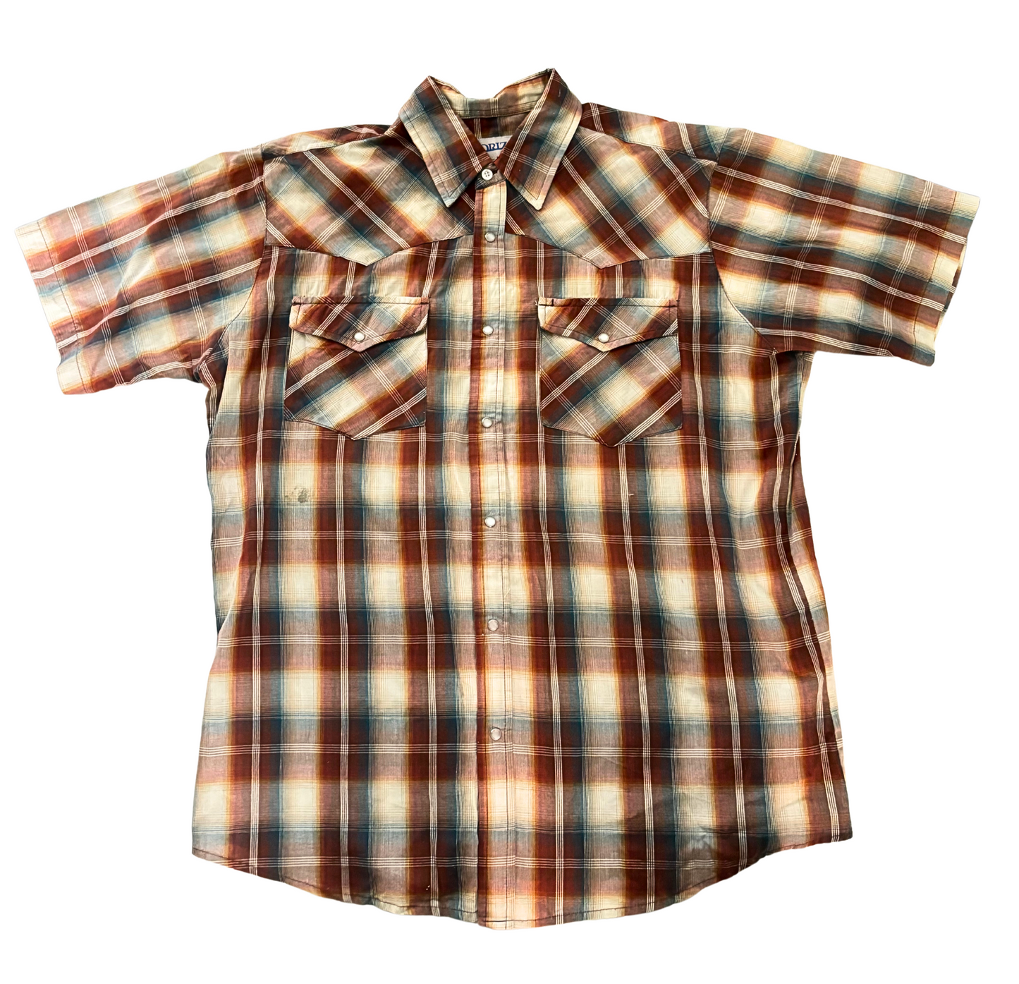 Autumn Short-Sleeve Pearl Snap (XL)