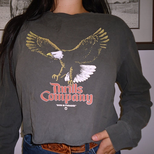 Thrills Company Long-Sleeve Crop (M/L)