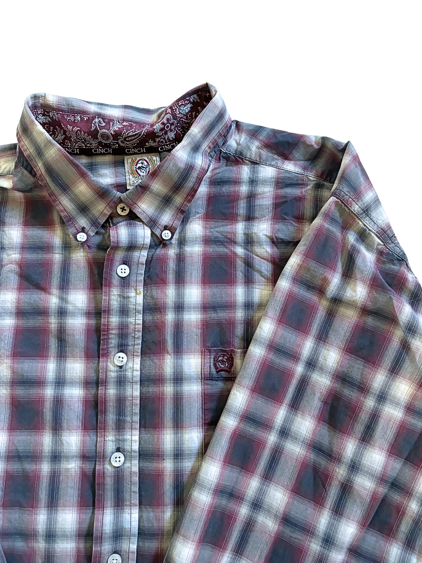 Cinch Flannel Button-Up (XL)
