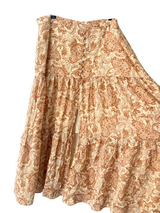 Sundown Paisley Maxi Skirt (L/XL)