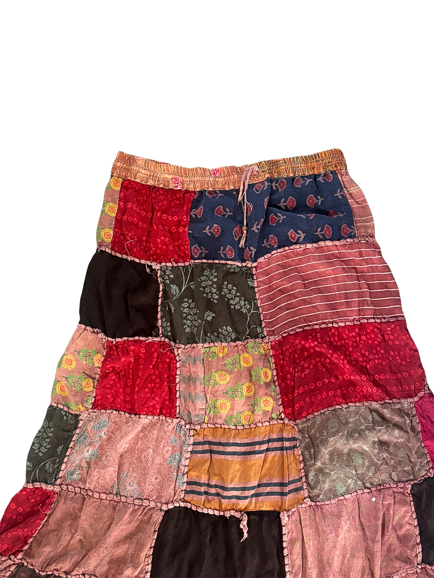 Patchwork Maxi Skirt (XL)