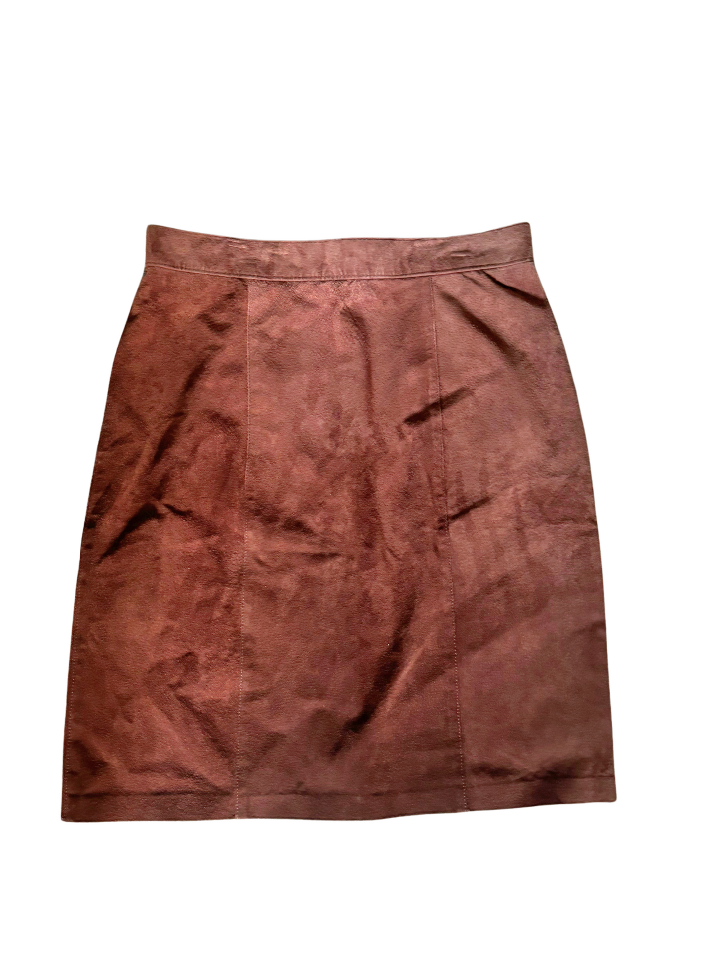 Saddle Suede Skirt (S)