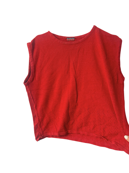 Boxy Red Tank (M)
