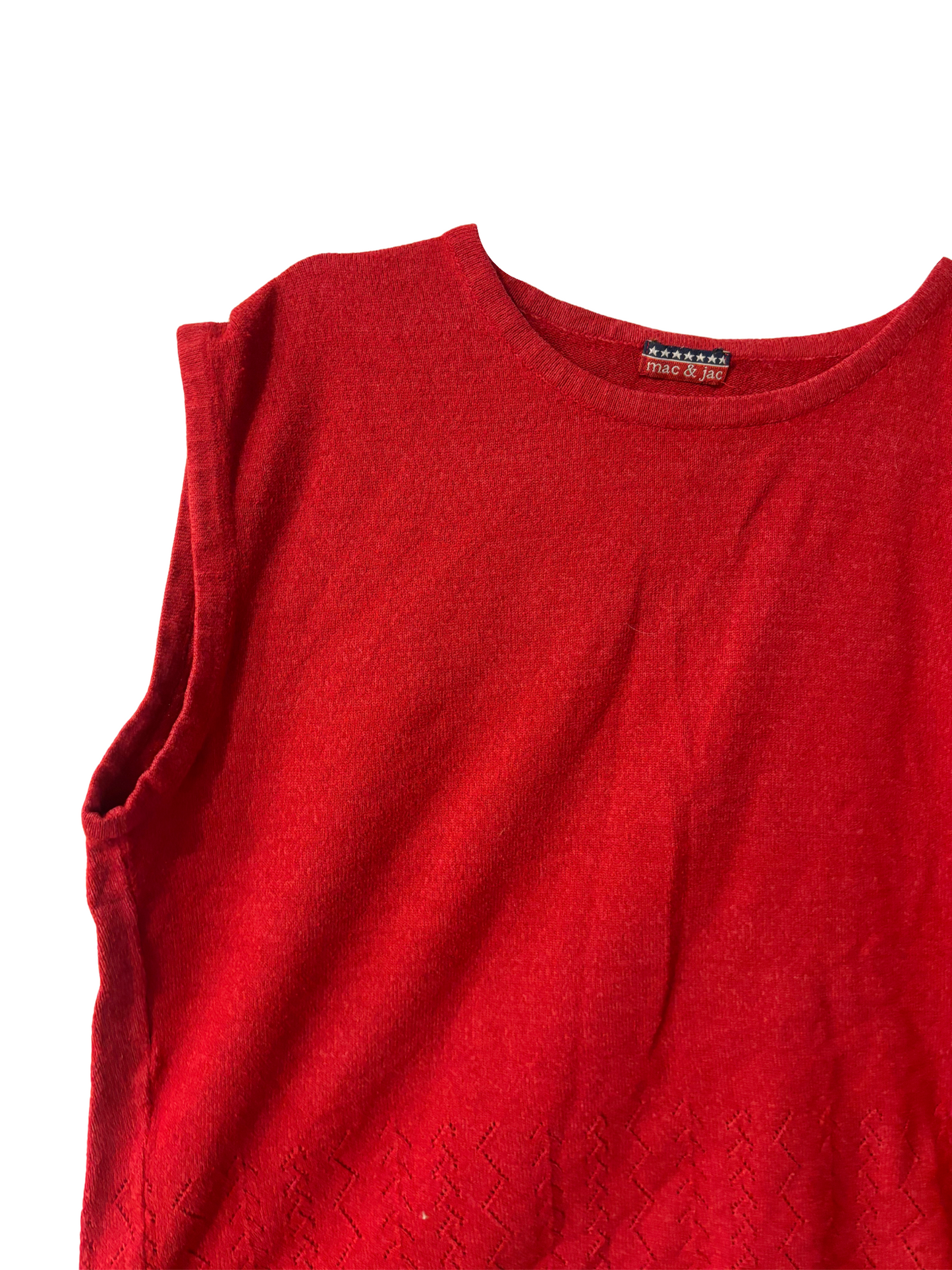 Boxy Red Tank (M)