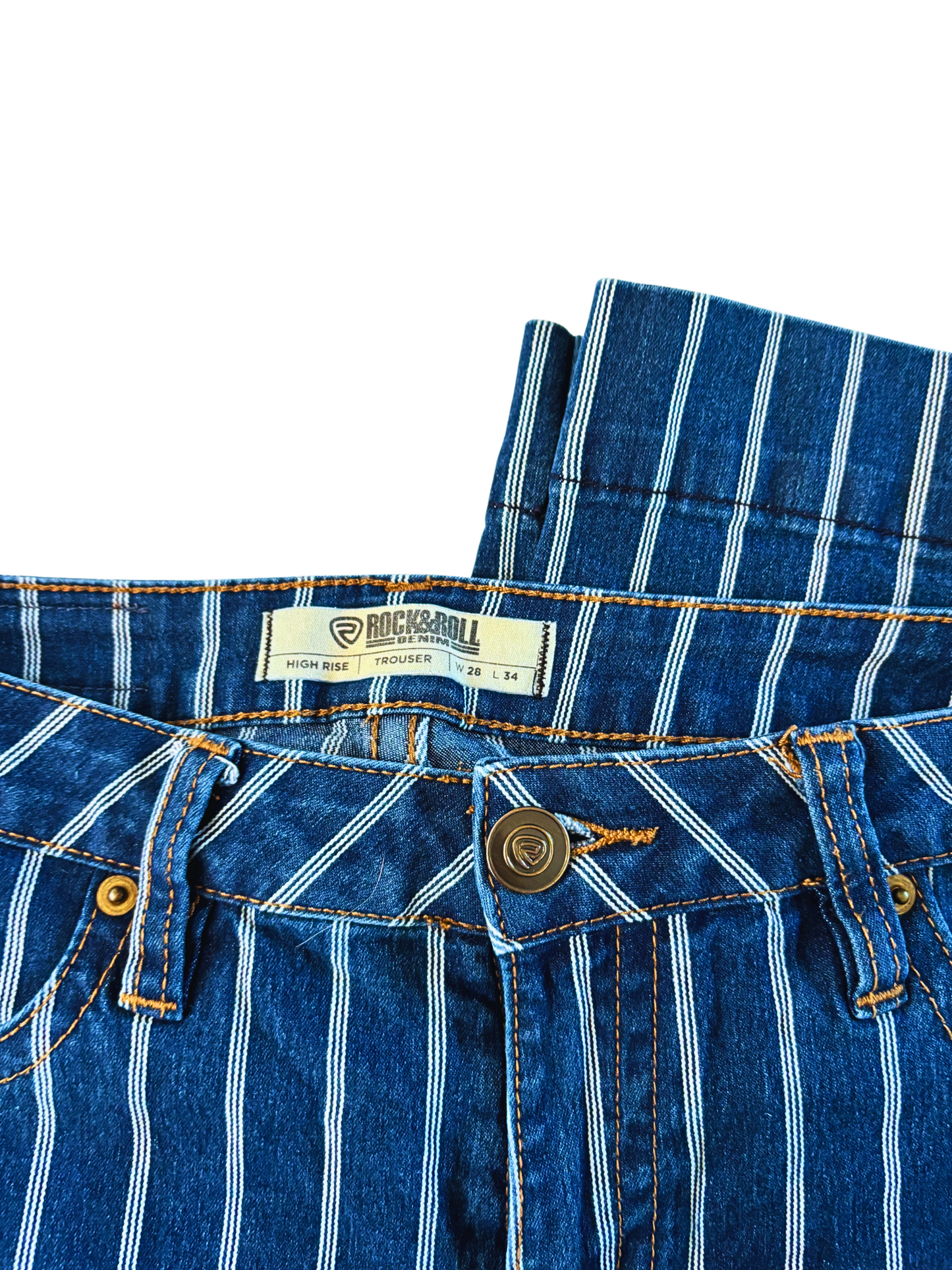 Pinstripe Rock & Roll Jeans (28/34)