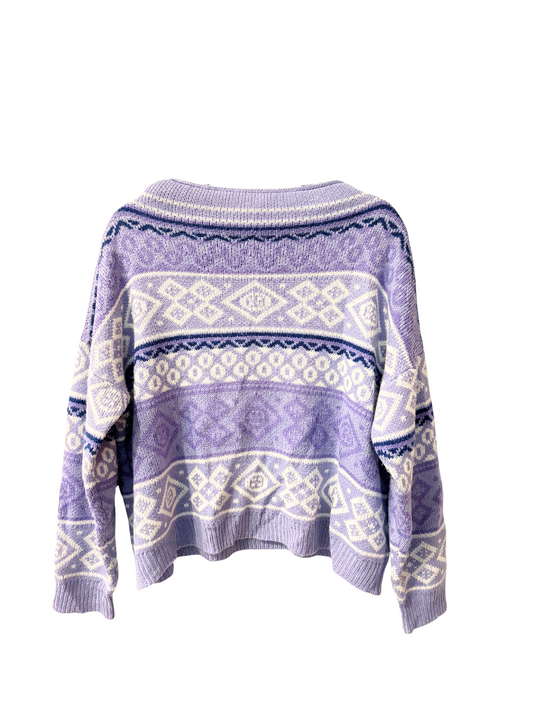 Lilac Knit Sweater (M/L)