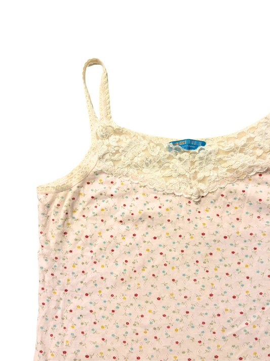 Flower Fields Lace Tank (S/M)
