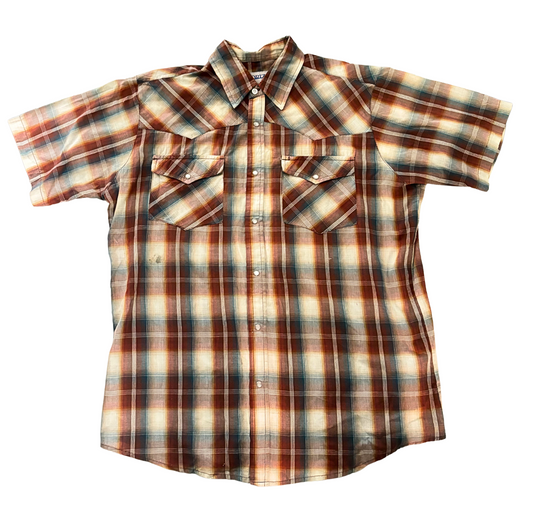 Autumn Short-Sleeve Pearl Snap (XL)