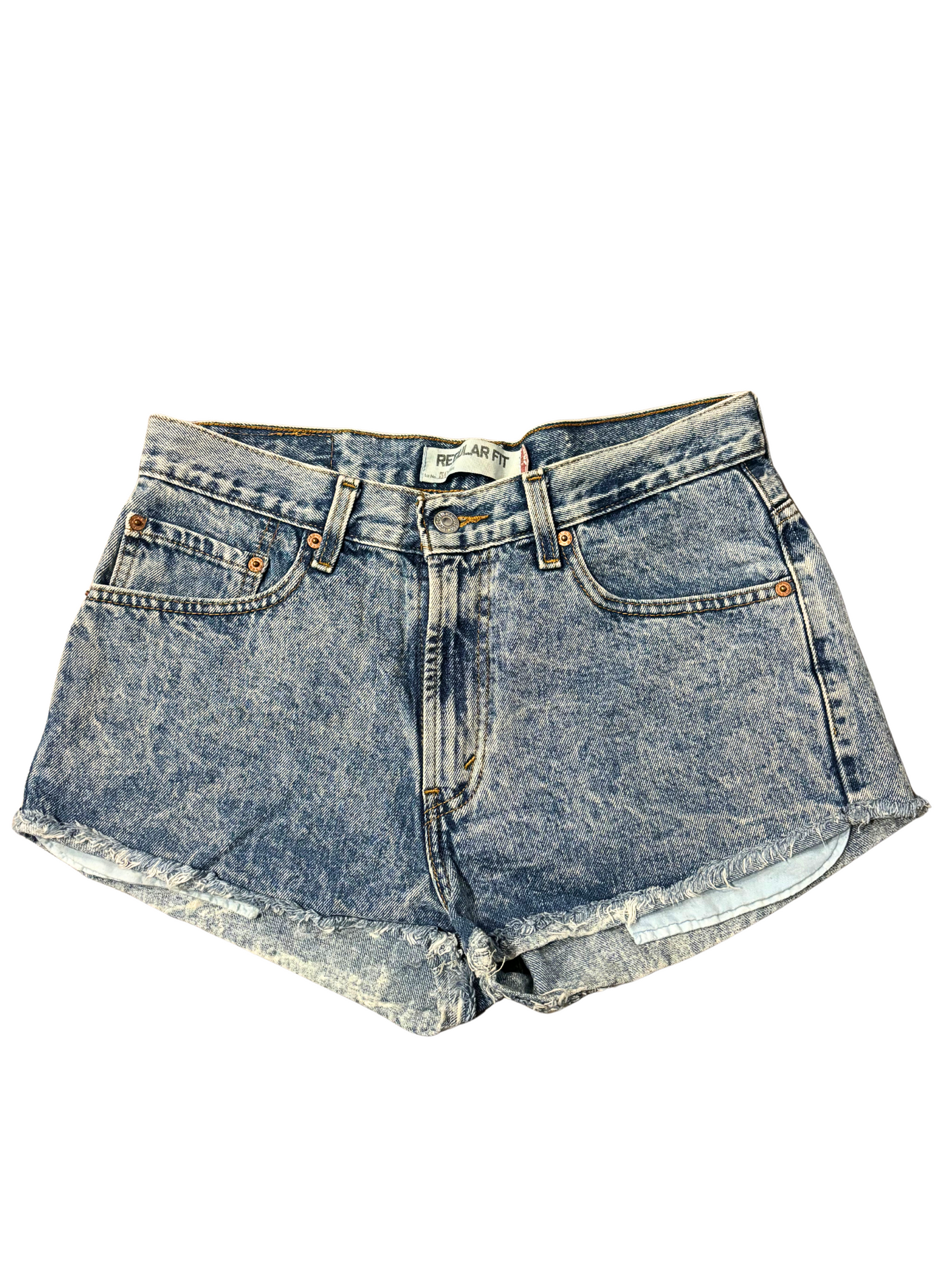 Acid Wash Levi Shorts (W29)