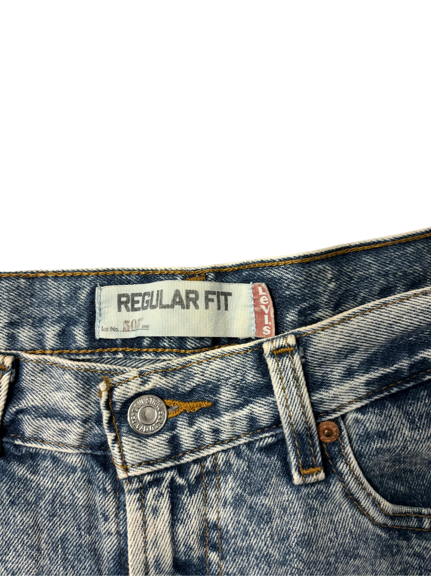Acid Wash Levi Shorts (W29)