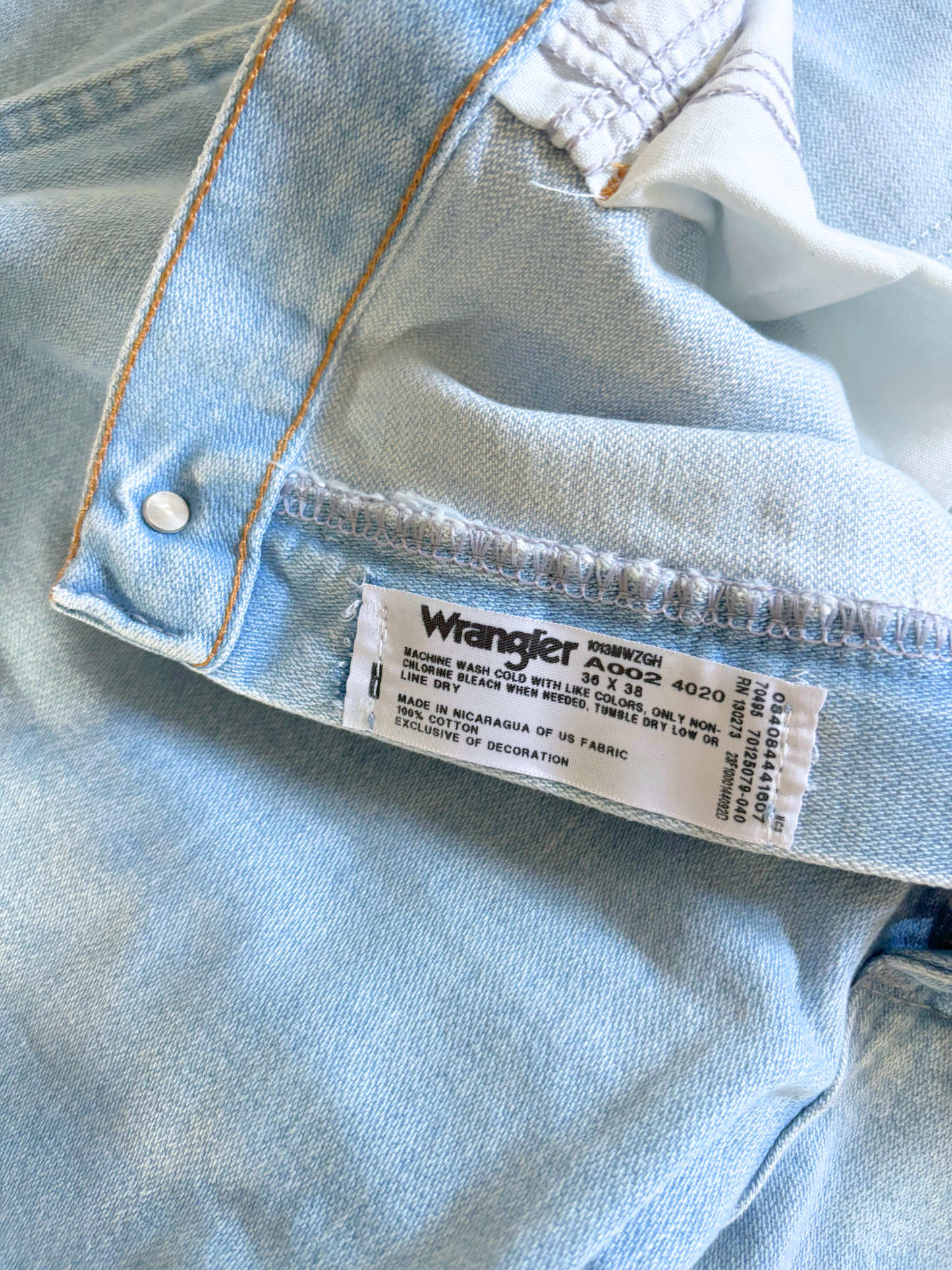 Men's Light-wash Cowboy Cuts (36 x 38)
