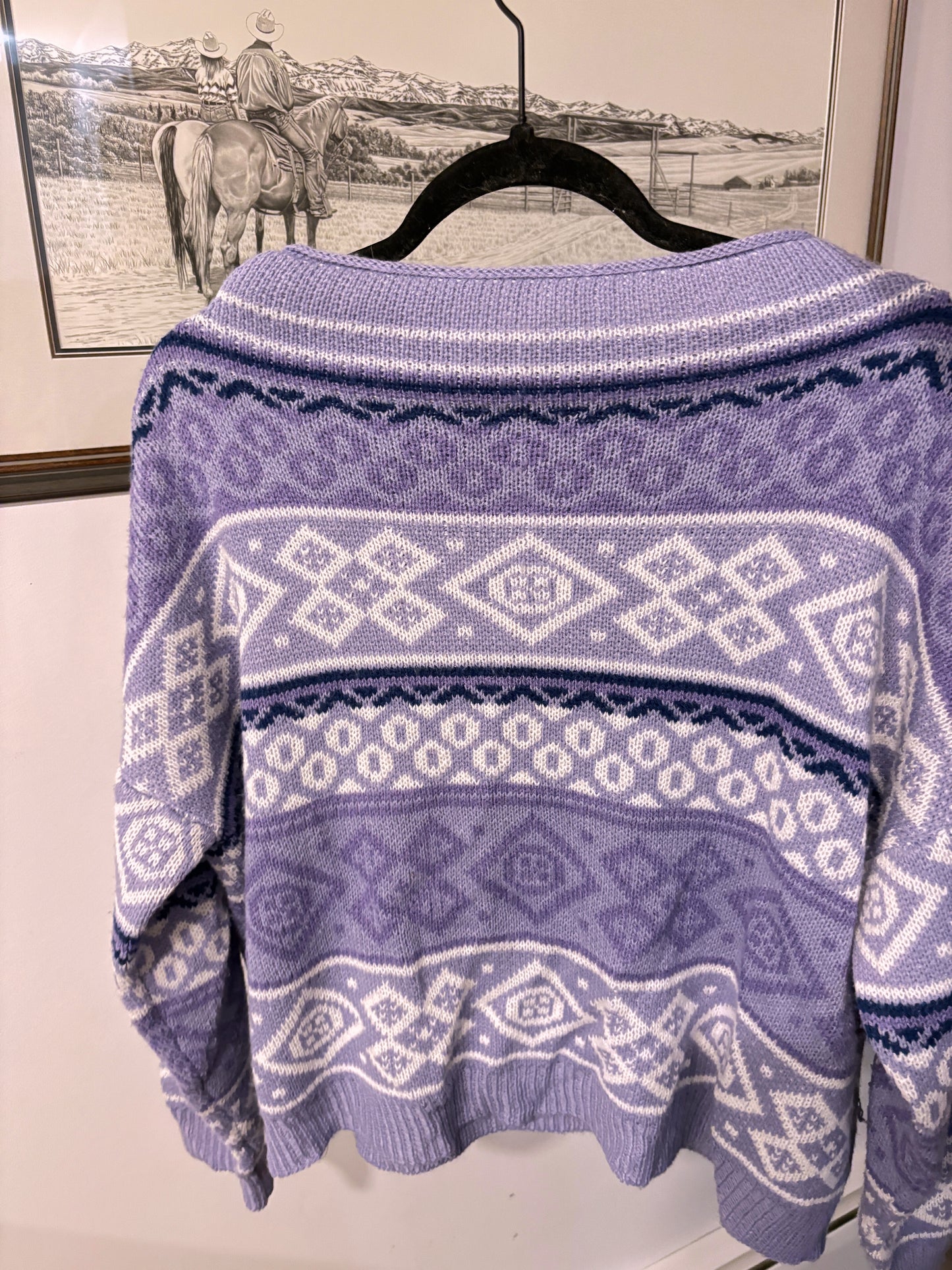 Lilac Knit Sweater (M/L)